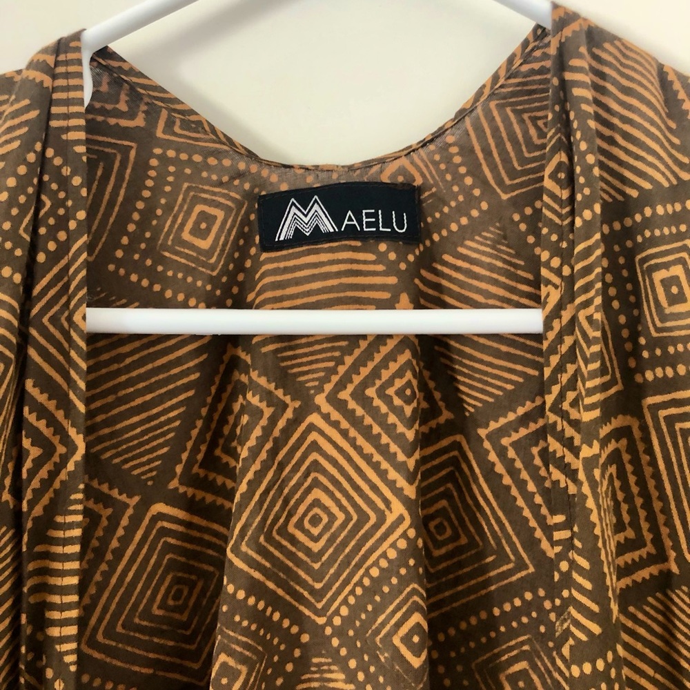 Maelu Kimono block-printed